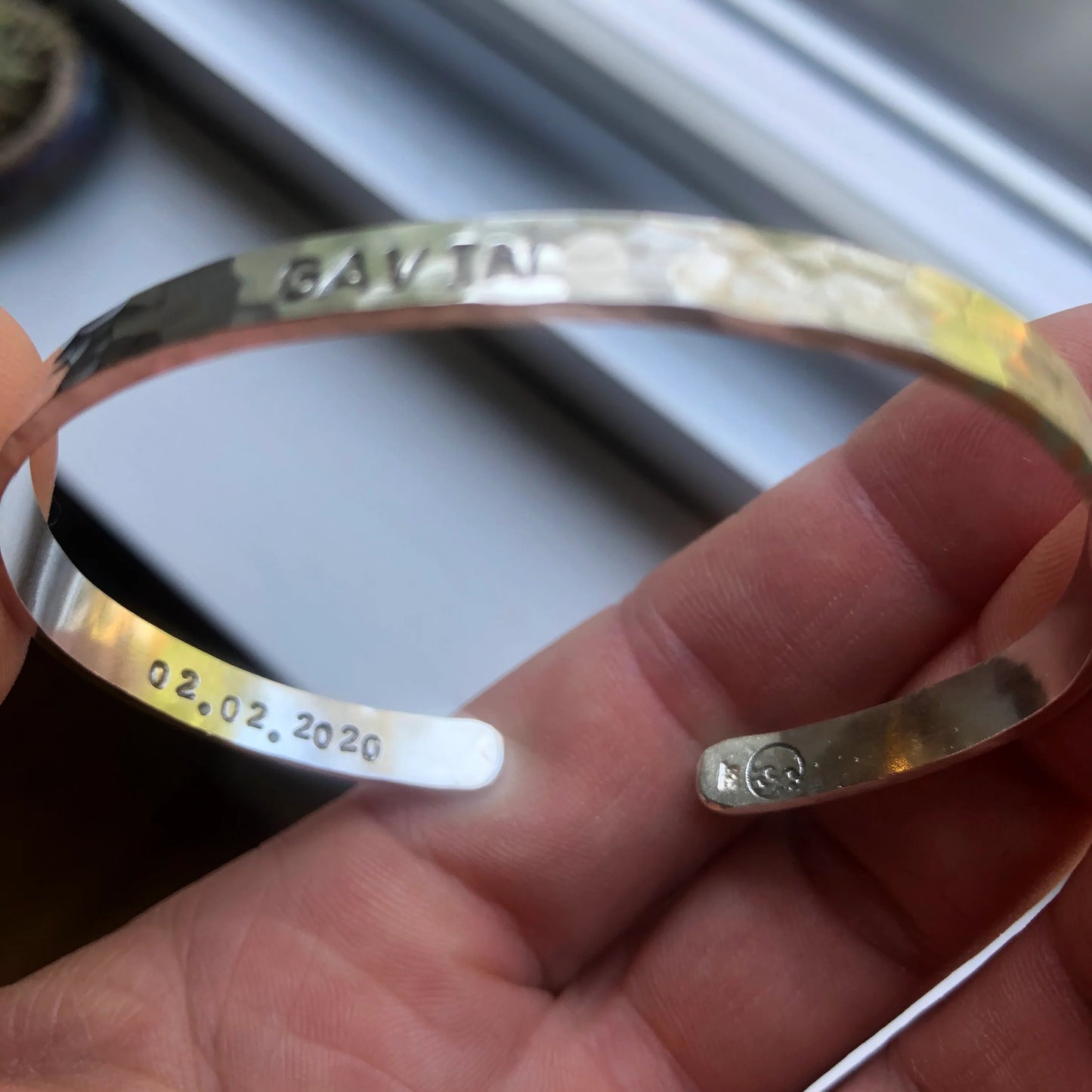 Custom Stamped Cuff Bracelet