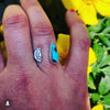Custom Sunrise Turquoise Ring