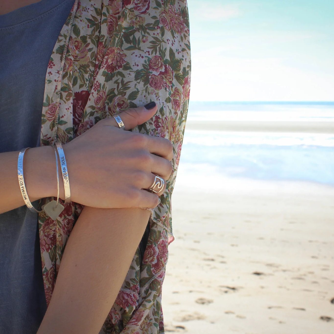 OCEAN SOUL Cuff Bracelet