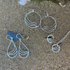 Ripple Hoop Earrings