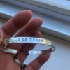 Custom Stamped Cuff Bracelet