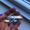 Custom Stamped Cuff Bracelet