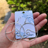 Wave Hoop Earrings