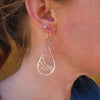Teardrop Ripple Earrings
