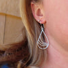 Teardrop Ripple Earrings