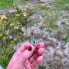 One Of A Kind Turquoise Oval Ring Size 7.5