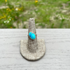 One Of A Kind Turquoise Oval Ring Size 7.5