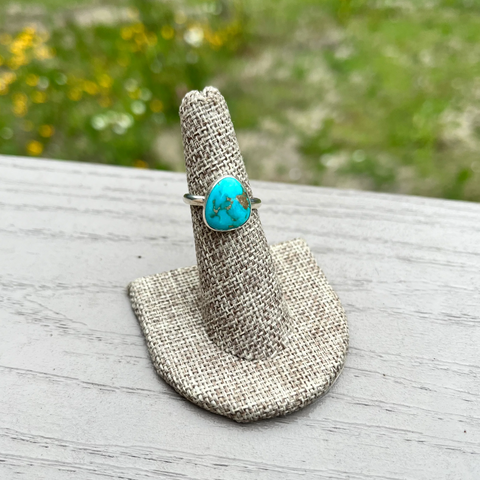 One Of A Kind Turquoise Ring Size 6.75