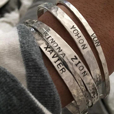Custom Stamped Cuff Bracelet
