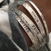 Custom Stamped Cuff Bracelet