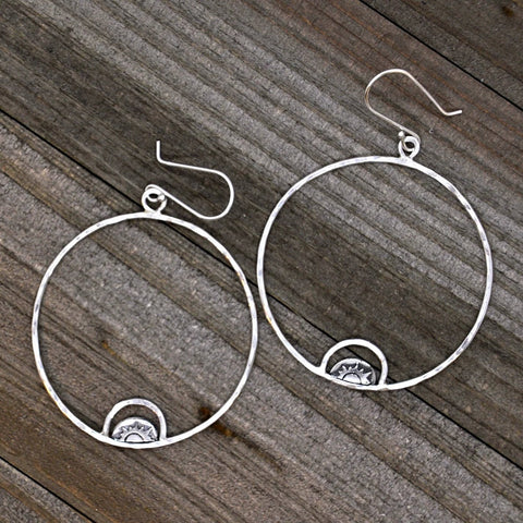 Sunrise Hoop Earrings